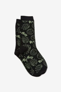 Typo Rick & Morty Socks