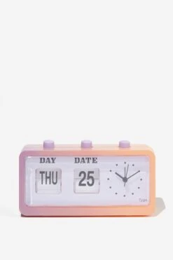 Typo Home Decor Retro Flip Clock