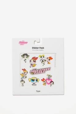 Typo Stickers & Washi Tape Powerpuff Girls Sticker Pack