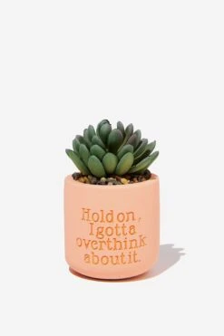 Typo Planters & Vases Tiny Planter With Plant