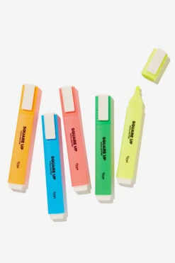 Typo Pens & Markers The Square Up Highlighter 5Pk