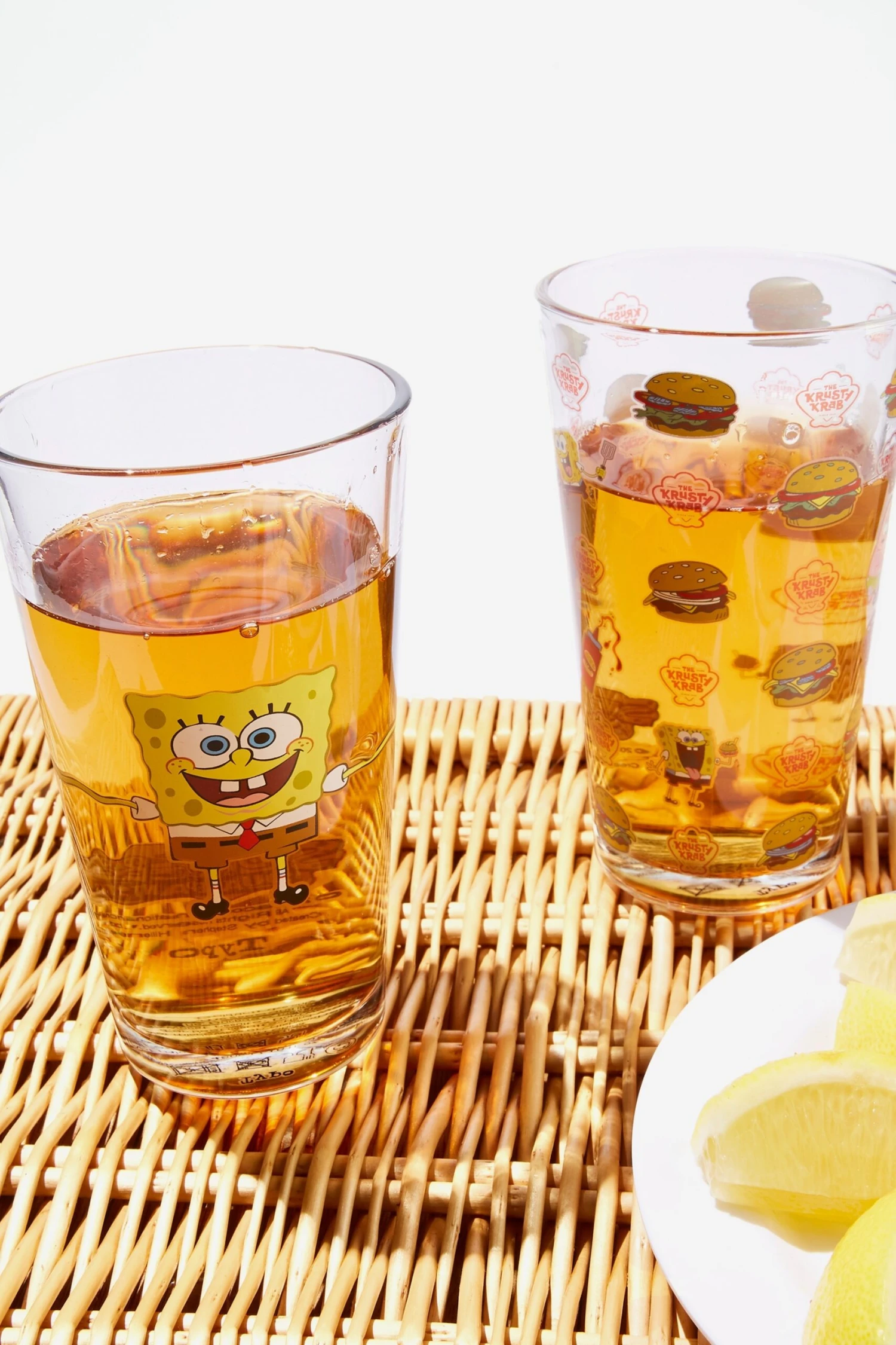 Typo Fun & Games SpongeBob Glass Tumbler Set Of 2 4 Typo Fun & Games SpongeBob Glass Tumbler Set Of 2 - Image 2