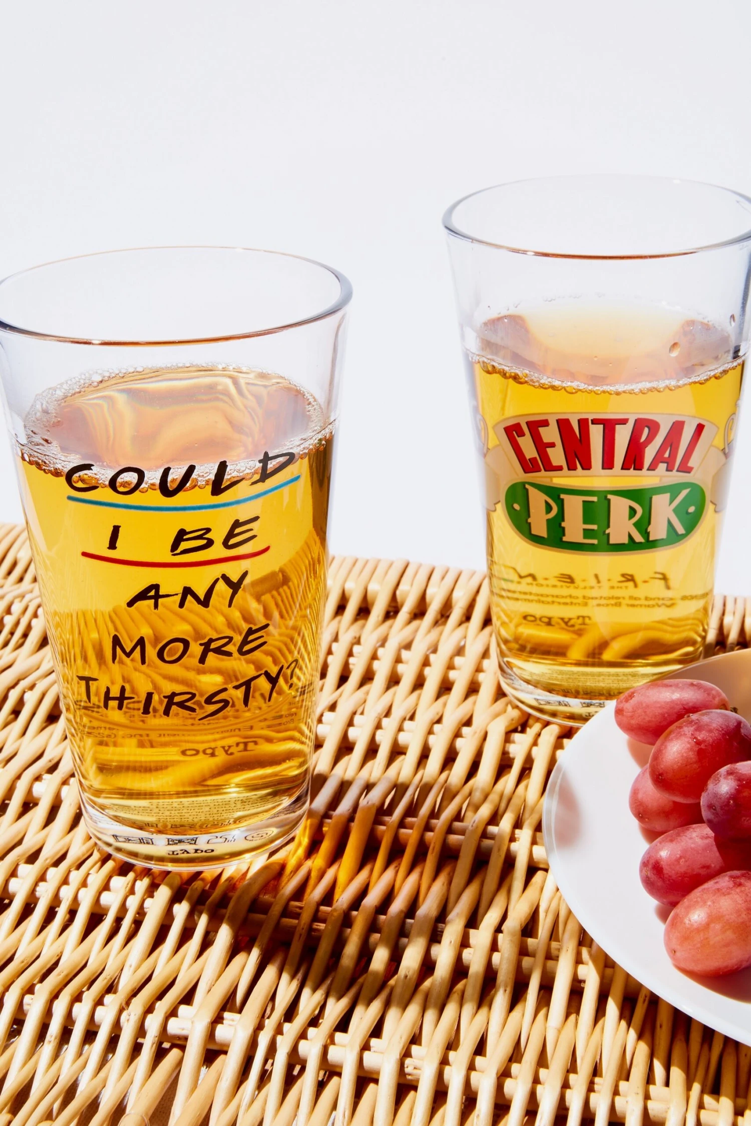 Typo Fun & Games Friends Glass Tumbler Set Of 2 4 Typo Fun & Games Friends Glass Tumbler Set Of 2 - Image 2