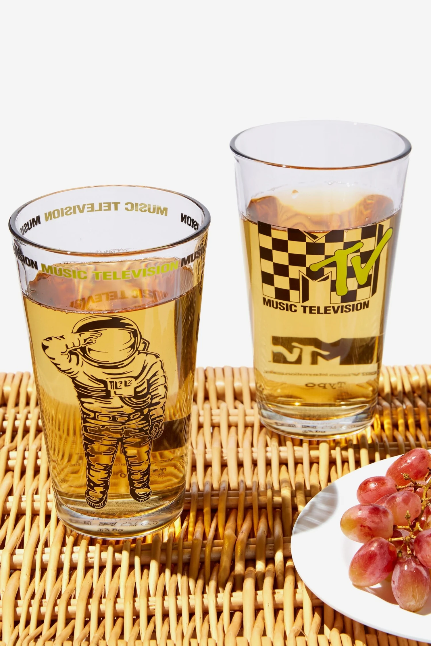 Typo Fun & Games MTV Glass Tumbler Set Of 2 4 Typo Fun & Games MTV Glass Tumbler Set Of 2 - Image 2