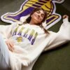 Typo Home NBA Lakers Oversized Hoodie -Home Furnishings Shop 1684604 11 2