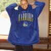 Typo Home NBA Golden State Oversized Hoodie 1 Typo Home NBA Golden State Oversized Hoodie -Home Furnishings Shop 1684604 12 2