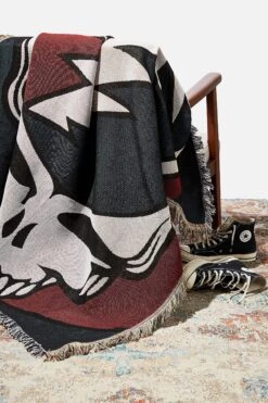 Typo Home Decor Grateful Dead Fabric Woven Throw