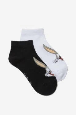 Typo Looney Tunes 2 Pk Of Ankle Socks