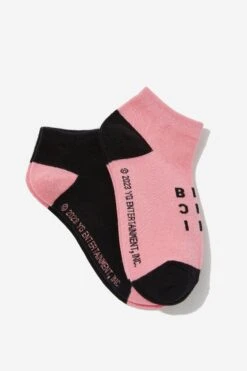 Typo BLACKPINK 2 Pk Of Ankle Socks