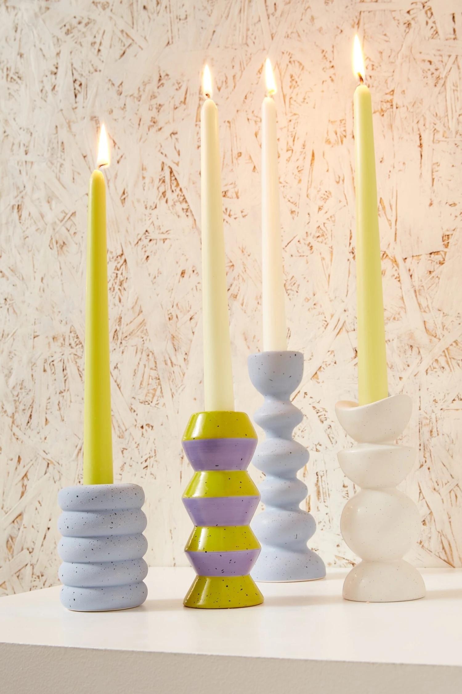 Typo Home Decor 4 Pk Tapered Candles 4 Typo Home Decor 4 Pk Tapered Candles - Image 2