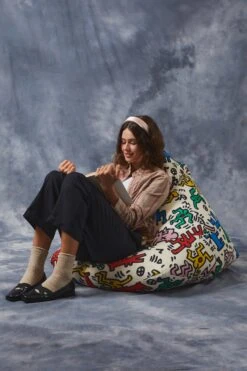 Typo Cushions Keith Haring Bean Bag Cover -Home Furnishings Shop 1684887 02 3