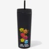 Typo Kitchen + Bar Mr Men Little Miss Slimline Smoothie Cup Black